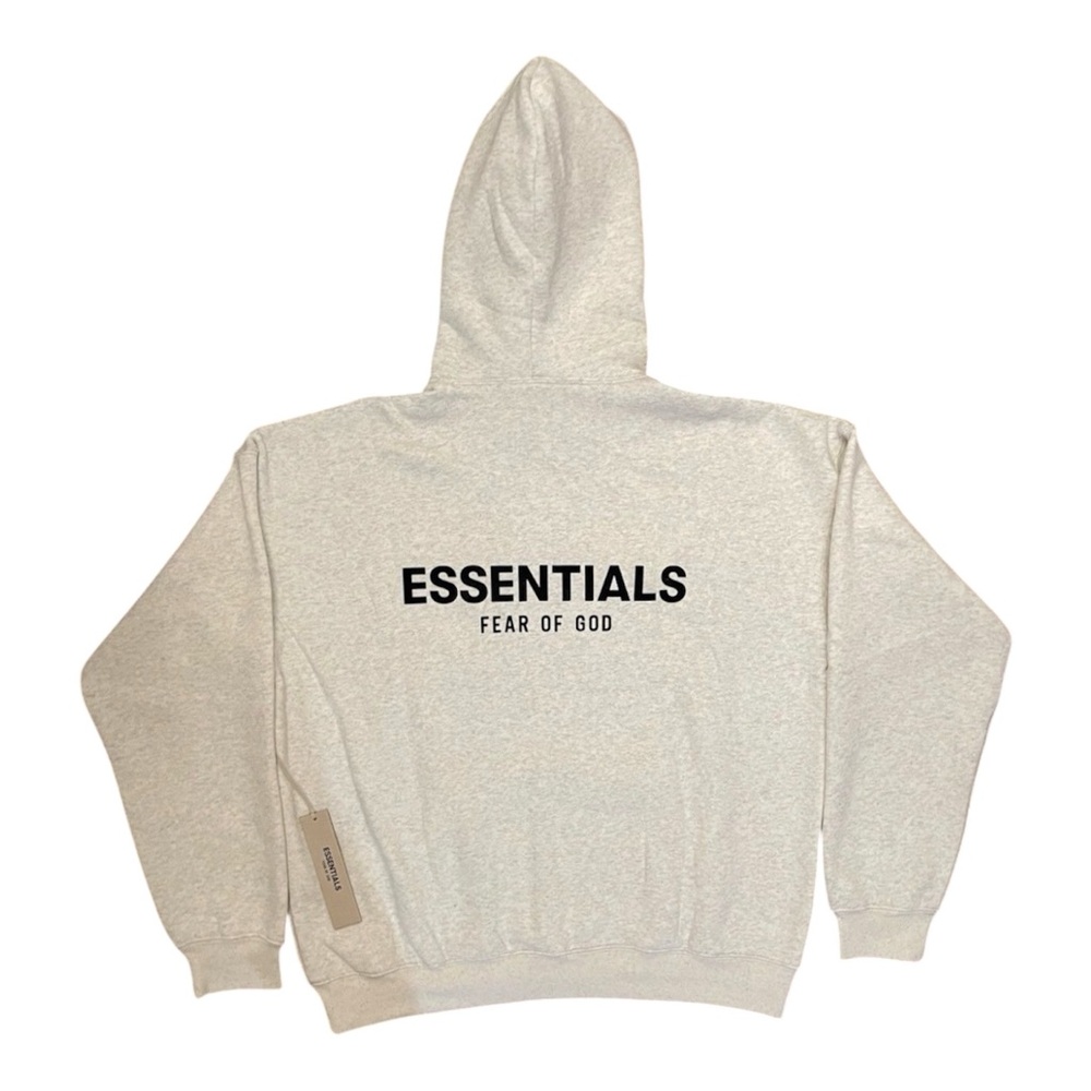 Fear Of God Essentials Light Oatmeal Hoodie/Sweatpants Set - Picture 3 of 7
